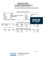Gobernación de Meta Secretaria de Hacienda Impuesto Sobre Vehiculos Automotores Estado de Cuenta Del Vehiculo