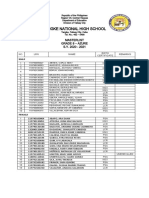 Republic of the Philippines Masterlist Grade 8 – Azure S.Y. 2020 - 2021