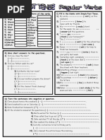 Homework 7th Grade Past Simple Regular Verbs