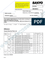 9619 Sanyo LCD-42XF6B Chassis UH4-L Televisor LCD Modificacion Manual de Servicio