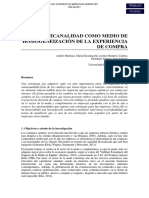 La Omnicanalidad Como Medio de Homogeneizacion de La Experiencia de Compra