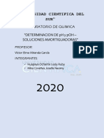 DETERMINACION DE PH y pOH SOLUCIONES AMORTIGUADORAS PDF