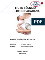 Alimentación Del Neonato