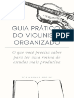 Guia do violinista: 4 pilares para uma rotina de estudos produtiva