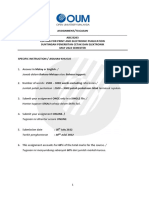 Assignment/Tugasan ABCJ3203 Editing For Print and Electronic Publication Suntingan Penerbitan Cetak Dan Elektronik May 2022 Semester