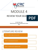 MODULE 4: Review Your Search