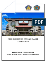 Rs Bali Mandara Risk Register 2020