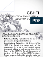 GBHFI Intro To Industrial Security Concepts