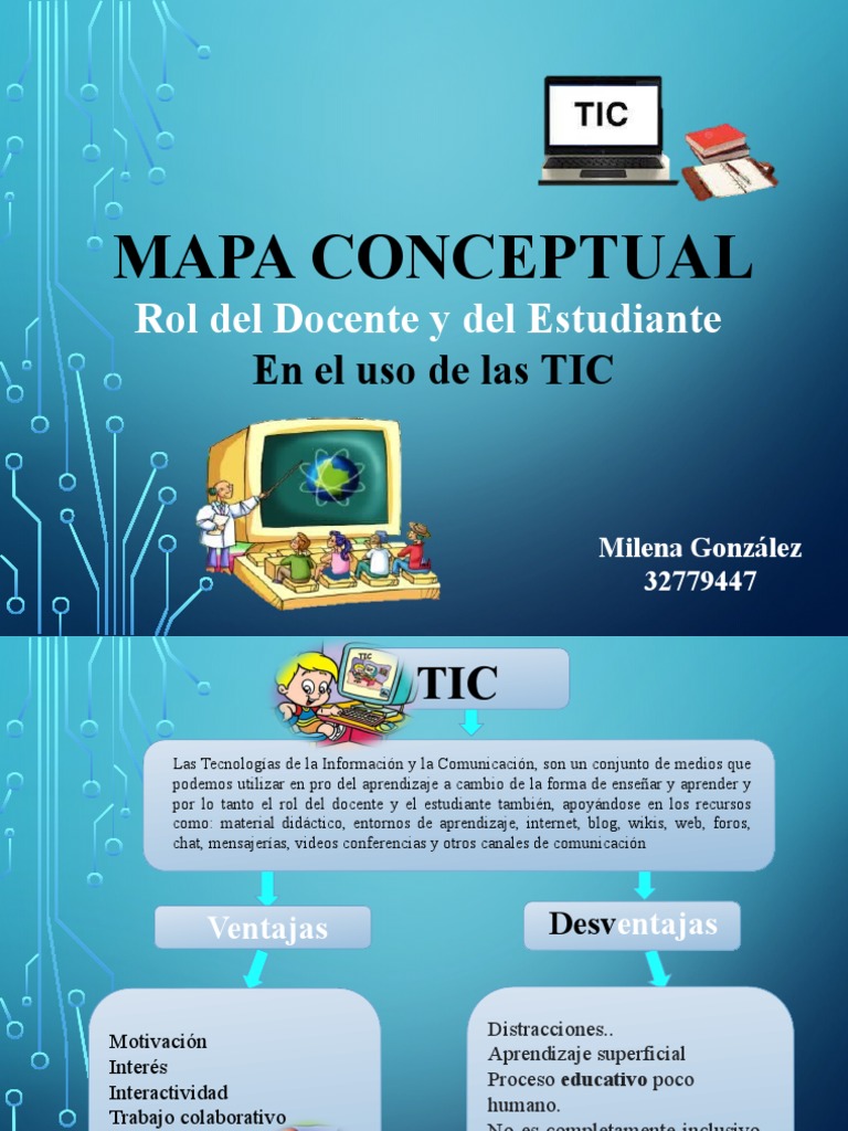 Rol del Docente y Estudiante en TIC | PDF