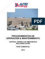 Procedimiento de O&m Cte