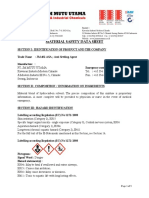 Material Safety Data Sheet: Page 1 of 5