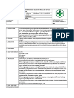 Sop Penyampaian Informasi Kegiatan Program Kepada Lintas Sektor