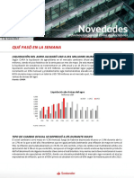 Novedades Santander 03-06-22