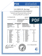 Halal Certificate Potato Starch