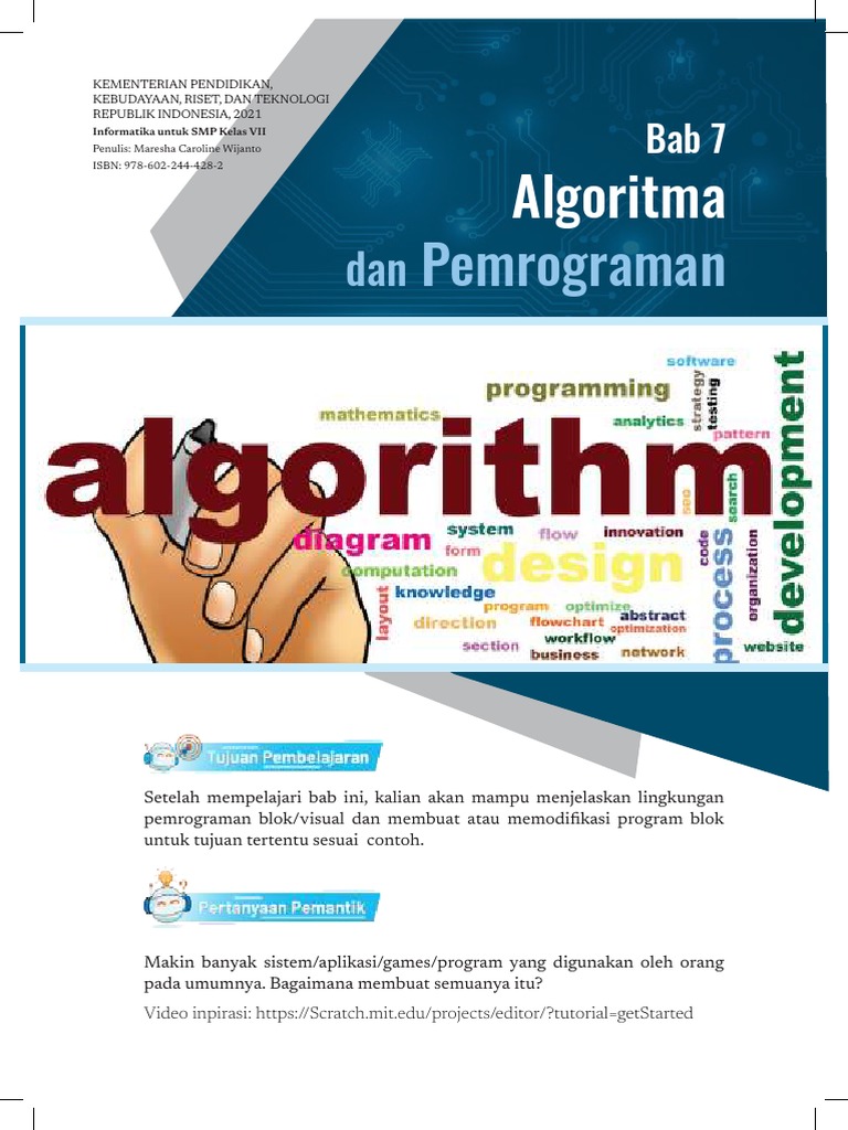 Algoritma dan Pemrograman Kelas 7 | PDF