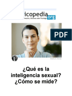 Qué es la inteligencia sexual