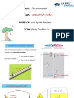 Cinematica MRU