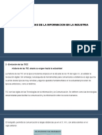 Tecnologías de La Información en Los Procesos Industriales