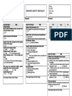 Surgery Safety Checklist