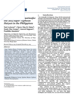 Filipinos'Views On Thedisaster Informationfor The 2013 Super Typhoon Haiyan in The Philippines