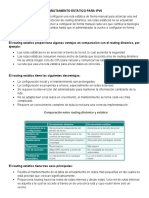 Enrutamiento Estático para Ipv6