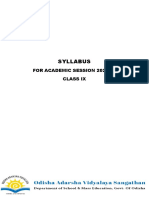 Class Ix Syllabus 2022 23