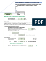 Diseño hidráulico planta tratamiento aguas residuales pozo percolador