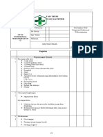 Daftar Tilik Pemasangan Kateter