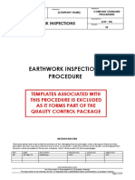 Earthworks Inspection Procedures