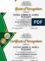 Peter Andrei P. Alipio: Academic Excellence Awardee