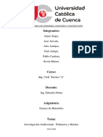 Investigación Audiovisual - Polímeros y Metales