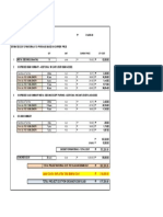 QTY Unit Current Price Qty Cost Lin.M: Labor Cost Is 104% of The Total Material Cost 314,000.00