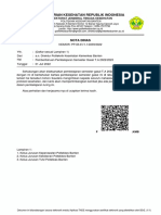 Nota Dinas Pemberitahuan PBM Semester Gasal T.A 2022-2023