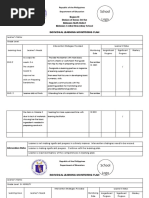 School Logo: Individual Learning Monitoring Plan