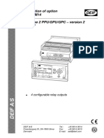 Description of Option Option M14: 4 Configurable Relay Outputs