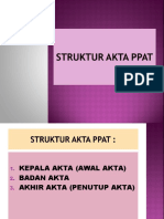 Struktur Akta