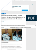 Gembiranya Nyak Sandang Melihat Fotonya Bersama Ustaz Abdul Somad Di Halaman Utama Serambi Indonesia