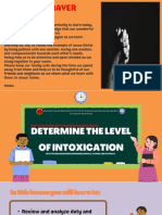 Determine The Level of Intoxication (Main)