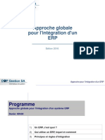 Dop Gestion Approche Globale Pour Lintegration Dun Erp