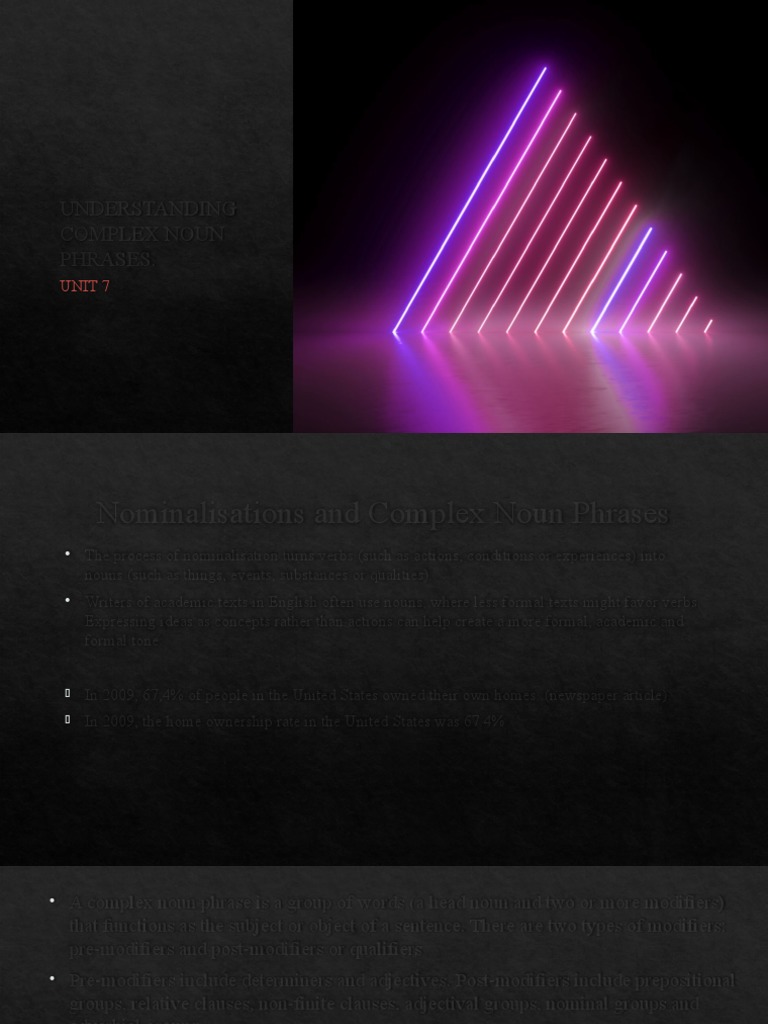 COMPLEX NOUN DEFINITION AND EXAMPLES visual data 4