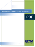 Power Hardware in The Loop Simulation