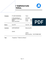 Report Test Temperature Thermal Material 2
