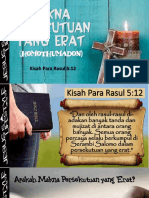 Preaching - Makna Persekutuan Yang Erat - Materi Khotbah Minggu Pagi, 12 Juni 2022