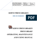KL.002 DDM 4015-5020-6025-8025-10030-13030 Servo Press Brake Operating Maintenance and Using Manual