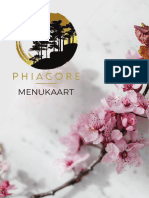 Phiacore Menukaart