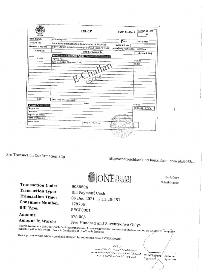 CTC Payment PDF