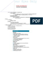 Genetic Disorders: Genes and Medicine