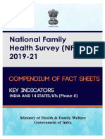 Key Findings of NFHS-5 for India and 14 States/UTs