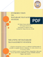 TO Database Management System