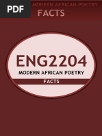 ENG2204 - Modern African Poetry 3